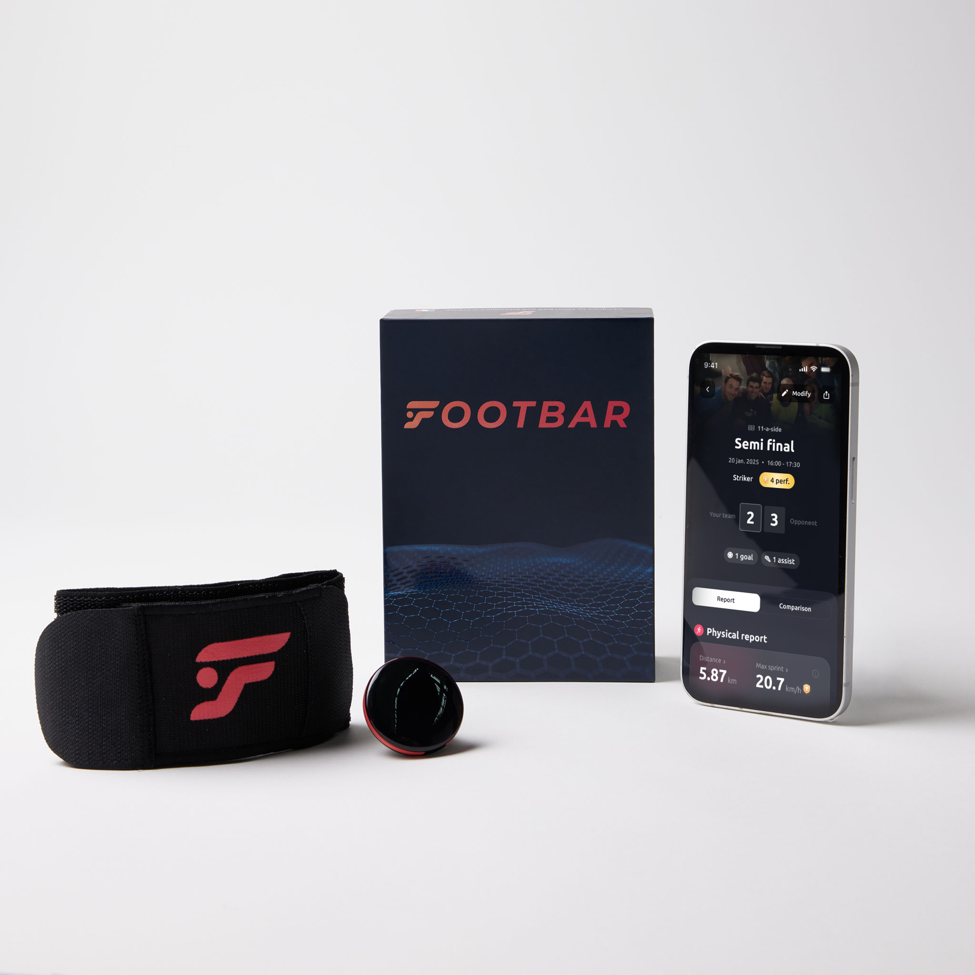 FOOTBAR - 足に巻くトラッキングデバイス 足首に巻くだけで「自分の足 FOOTBAR - 足に巻くトラッキングデバイス 足首に巻くだけで「自分の足